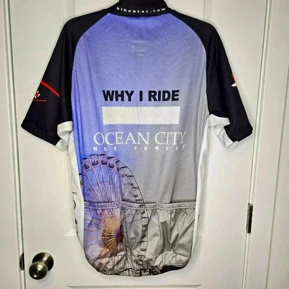 ATAC Philadelphia Cycling Jersey Ocean City NJ Graphic Bike Shirt Mens XL MTB - Picture 4 of 15
